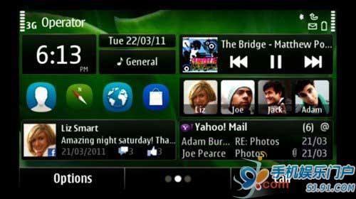 我也要升级 Symbian Anna界面展示
